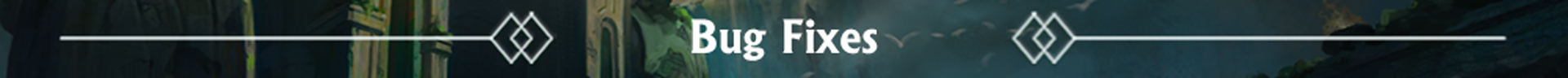Subheading titled bug fixes